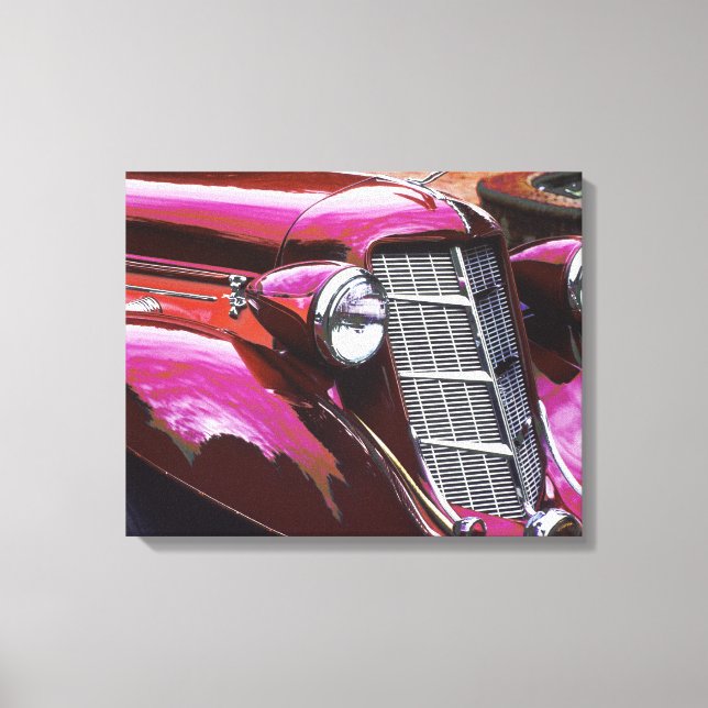 Klassisches Auto: Auburn Leinwanddruck (Vorderseite)