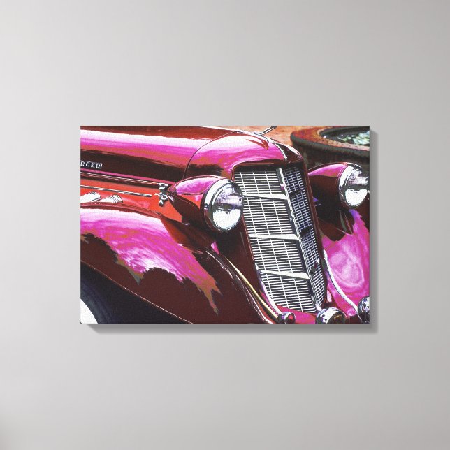 Klassisches Auto: Auburn Leinwanddruck (Vorderseite)