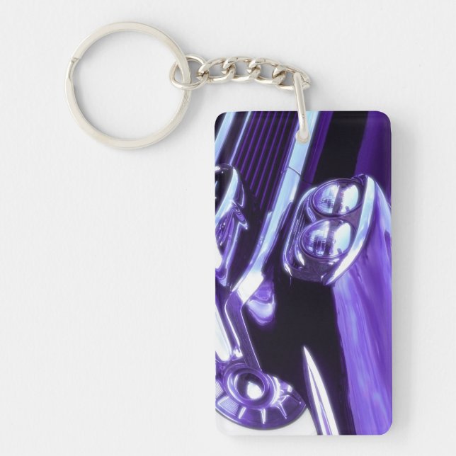 Klassisches Auto: Chevrolet 1958 Schlüsselanhänger (Vorderseite)