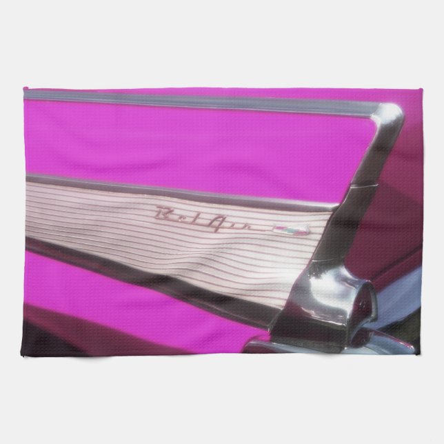 Klassisches Auto: Chevrolet-Bel Air Küchentuch (Horizontal)