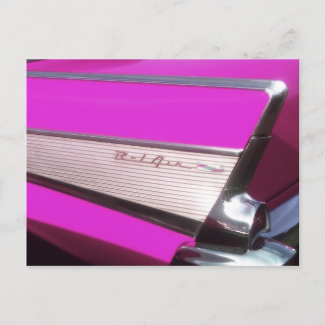 Klassisches Auto: Chevrolet Bel Air Postkarte (Vorderseite)