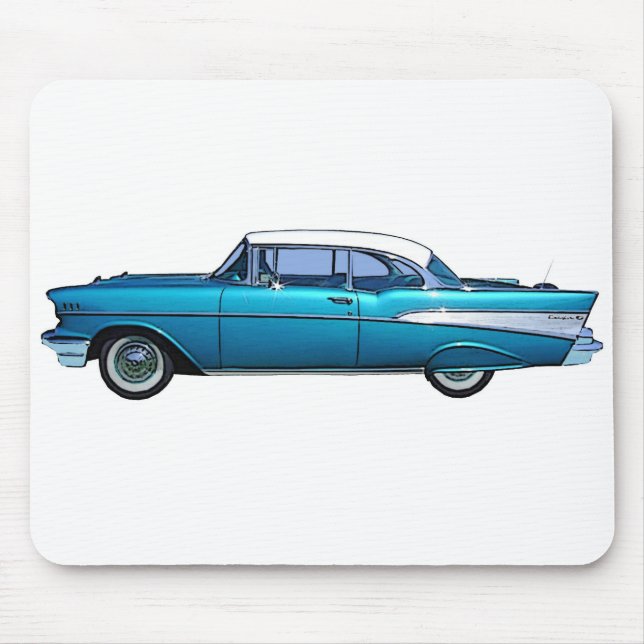 Klassisches Auto Chevy 1957 BelAire Mousepad (Vorne)