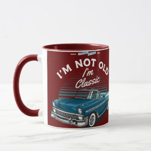 KLASSISCHES AUTO CHEVY BEL AIR CABRIOLET 1956 TASSE