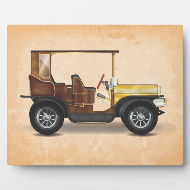 Klassisches Auto Fotoplatte (Vorderseite)