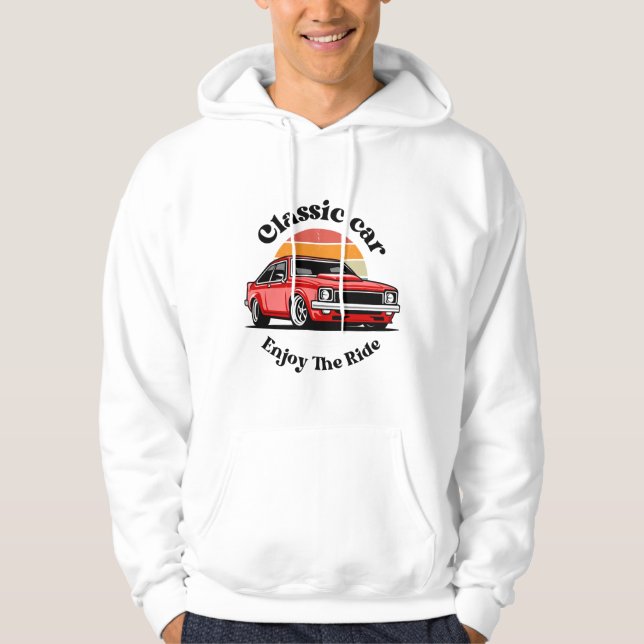 Klassisches Auto Hoodie (Vorderseite)