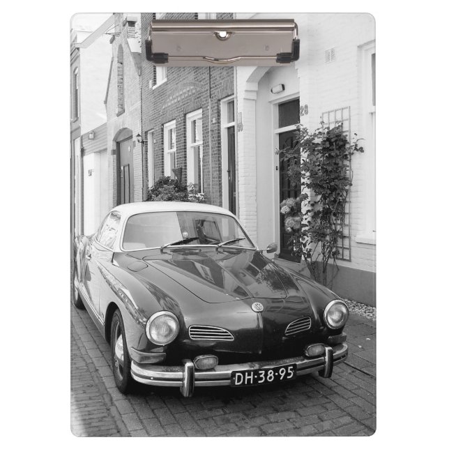 Klassisches Auto Karmann Ghia Klemmbrett (Vorderseite)