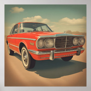 Klassisches Auto Poster