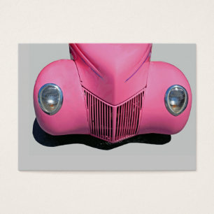 klassisches Auto rosa gemalt