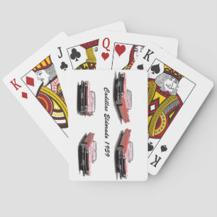 Klassisches Auto zum Kartenspielen Spielkarten