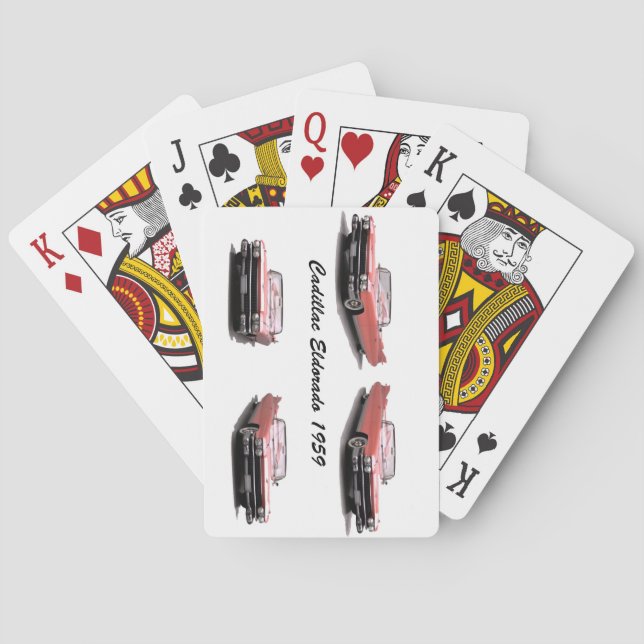 Klassisches Auto zum Kartenspielen Spielkarten (Rückseite)