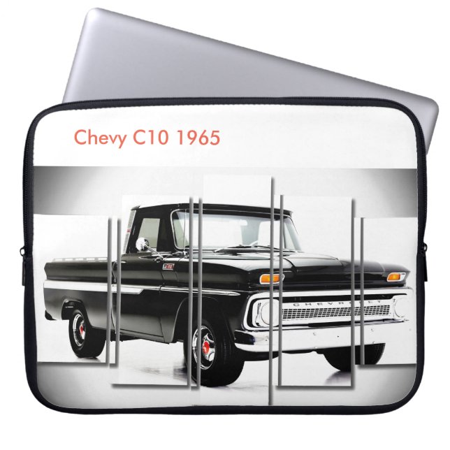 Klassisches Autobild für Neopren-Laptop-Sieb Laptopschutzhülle (Vorderseite)