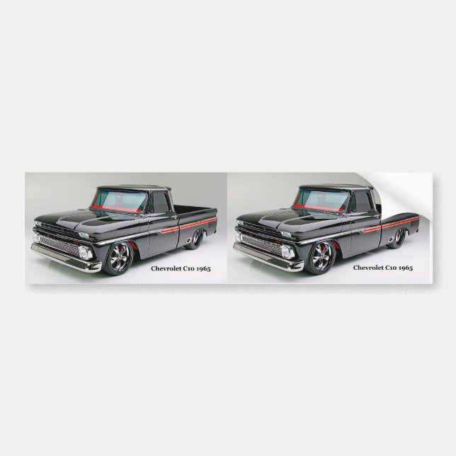 Klassisches Autobild für Stoßfängeraufkleber Autoaufkleber (Vorne)