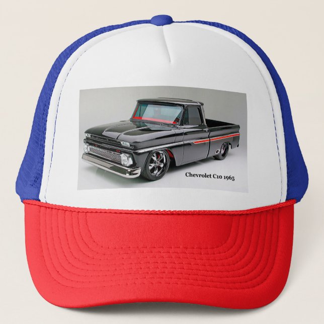 Klassisches Autobild für Trucker-Hat Truckerkappe (Vorderseite)