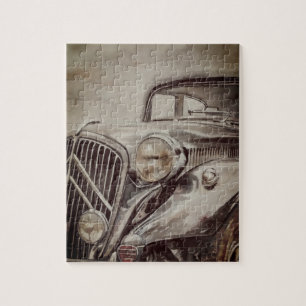 Klassisches Autopuzzlespiel