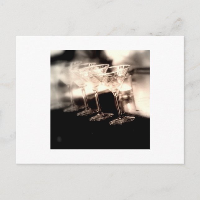 klassisches Bar Postkarte (Vorderseite)