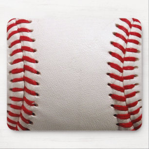 Klassisches Baseball- und Softball-Rotsticken Mousepad