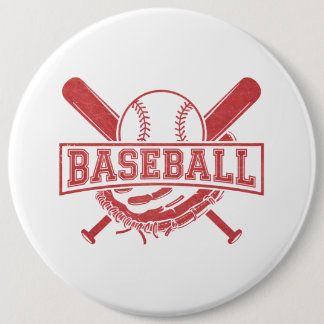 Klassisches BaseballEmblem Button
