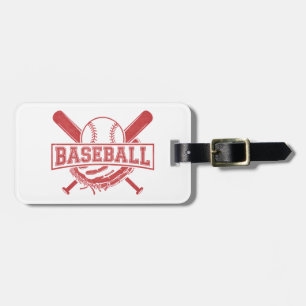 Klassisches BaseballEmblem Gepäckanhänger