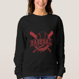 Klassisches BaseballEmblem Sweatshirt