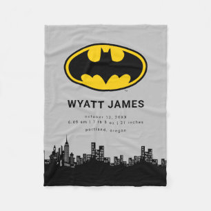 Klassisches Batman-Symbol Neue Geburtsstunde von Fleecedecke
