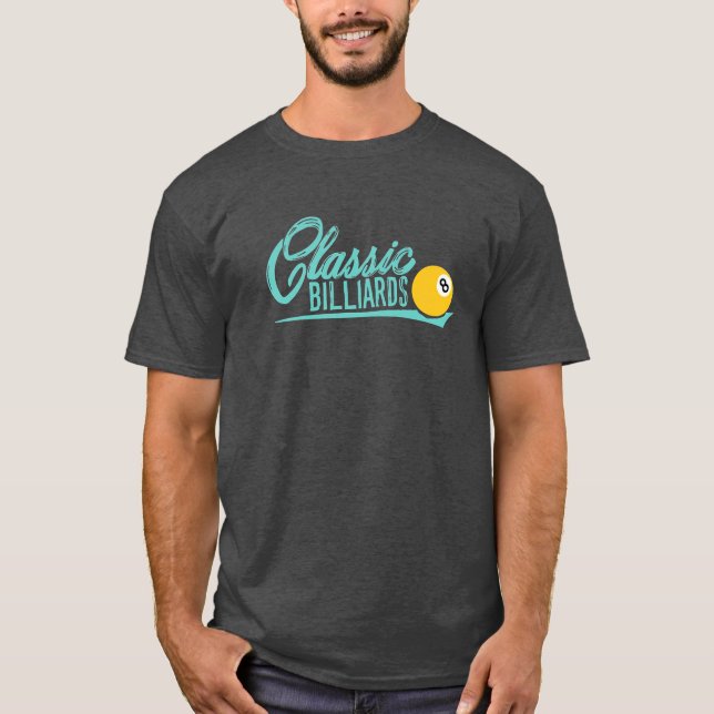 Klassisches Billard-T-Shirt T-Shirt (Vorderseite)