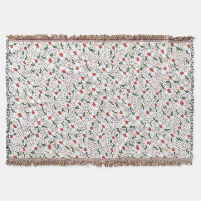 Klassisches Blumenmuster Decke (Vorderseite)