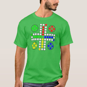 Klassisches Brettspiel Ludo T-Shirt