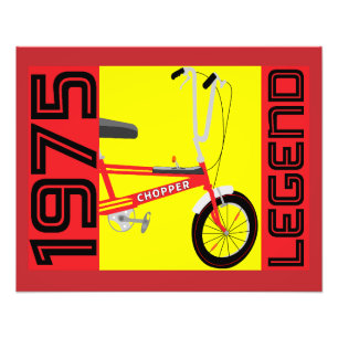 Klassisches Britisches Fahrrad der 70er Jahre Fotodruck