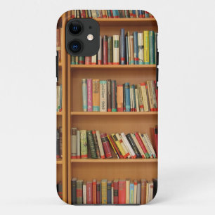 Klassisches Bücherregalmuster, Bücher, alte Bücher Case-Mate iPhone Hülle