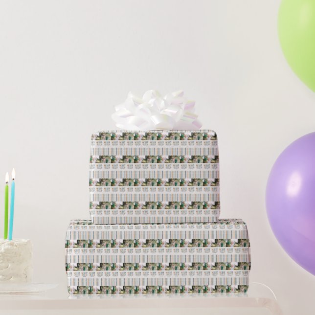 Klassisches buntes Foto Moderne Weihnachtsverpacku Geschenkpapier (Partygeschenke)
