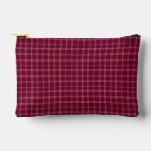 Klassisches Burgunder-Tartan-Karo-Geschenk