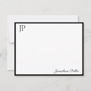 Klassisches Calligraphisches Skripttext-Elegant-Mo Mitteilungskarte