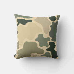 Klassisches Camouflage-Muster Kissen