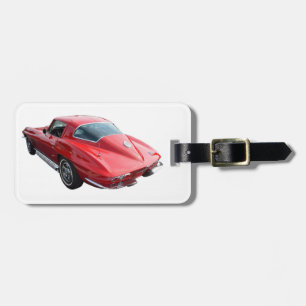Klassisches Chevrolet Corvette Design Gepäckanhänger