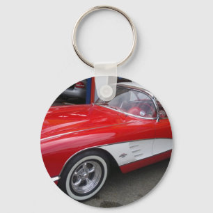 Klassisches Chevrolet Corvette Schlüsselanhänger