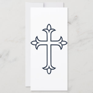 Klassisches christliches Kreuz Minimalistische Kun