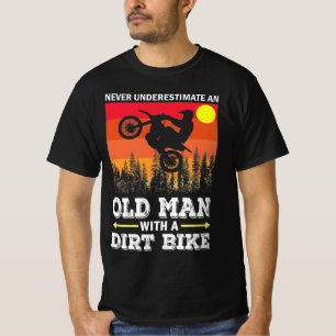 Klassisches Cooles Vintages Retro Motocross Dirt B T-Shirt