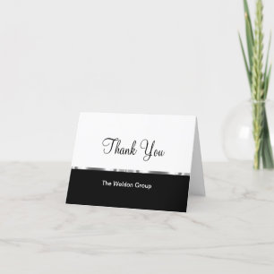 Klassisches Corporate Dankeschön Cards Design Dankeskarte