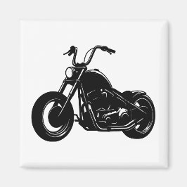 Klassisches Cruiser-Motorrad-Design Magnet