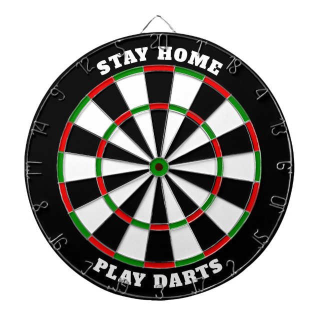 Klassisches Dartboard mit benutzerdefiniertem Text Dartscheibe (vorne)