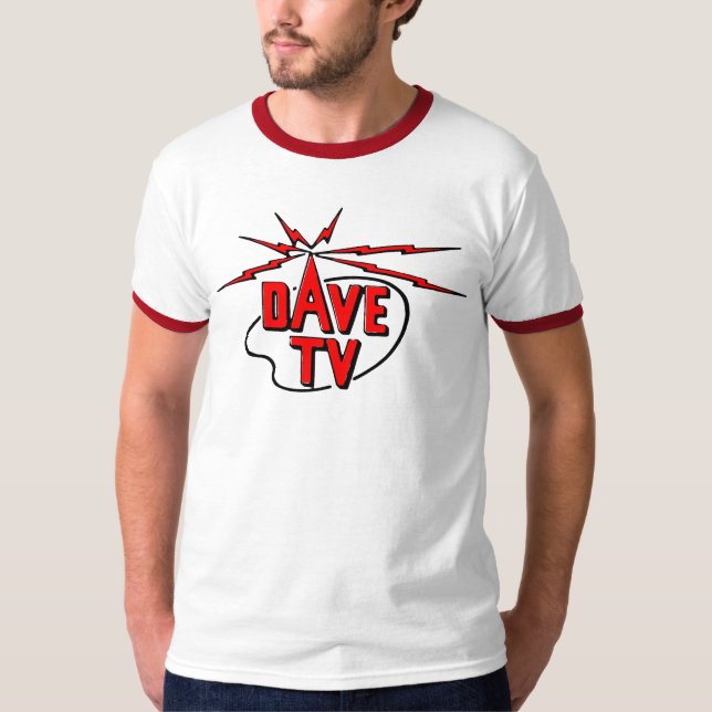 Klassisches Dave TV T-Shirt (Vorderseite)
