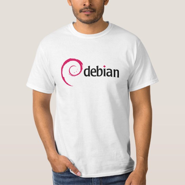 Klassisches Debian T-Shirt (Vorderseite)