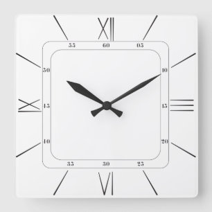 klassisches Design der Wanduhr im Wohnzimmer
