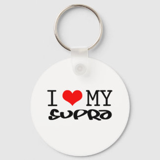 Klassisches Design "I Liebe My Supra" Schlüsselanhänger