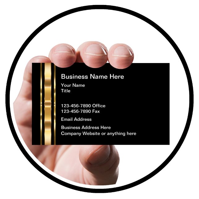 Klassisches Design von Business Cards Visitenkarte (Von Creator hochgeladen)