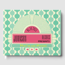 Klassisches Diners-Jukebox-Hochzeitsgästebuch aus 