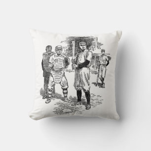 Klassisches Doppelseitiges Baseballwirbelkissen Kissen