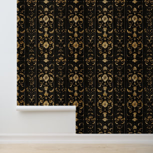 Klassisches dunkles elegantes Muster Tapete