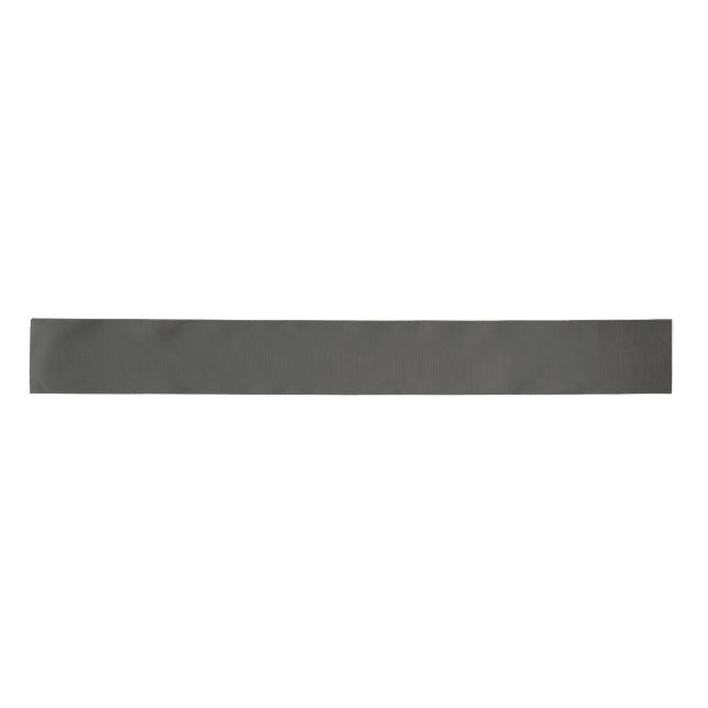 Klassisches Dunkles Gray Ribbon Satinband (Vorderseite)