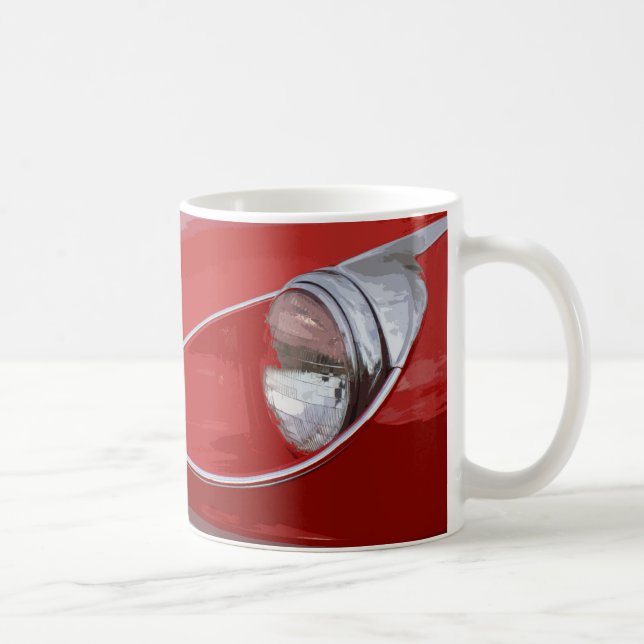 KLASSISCHES E-TYPE JAGUAR KAFFEETASSE (Rechts)